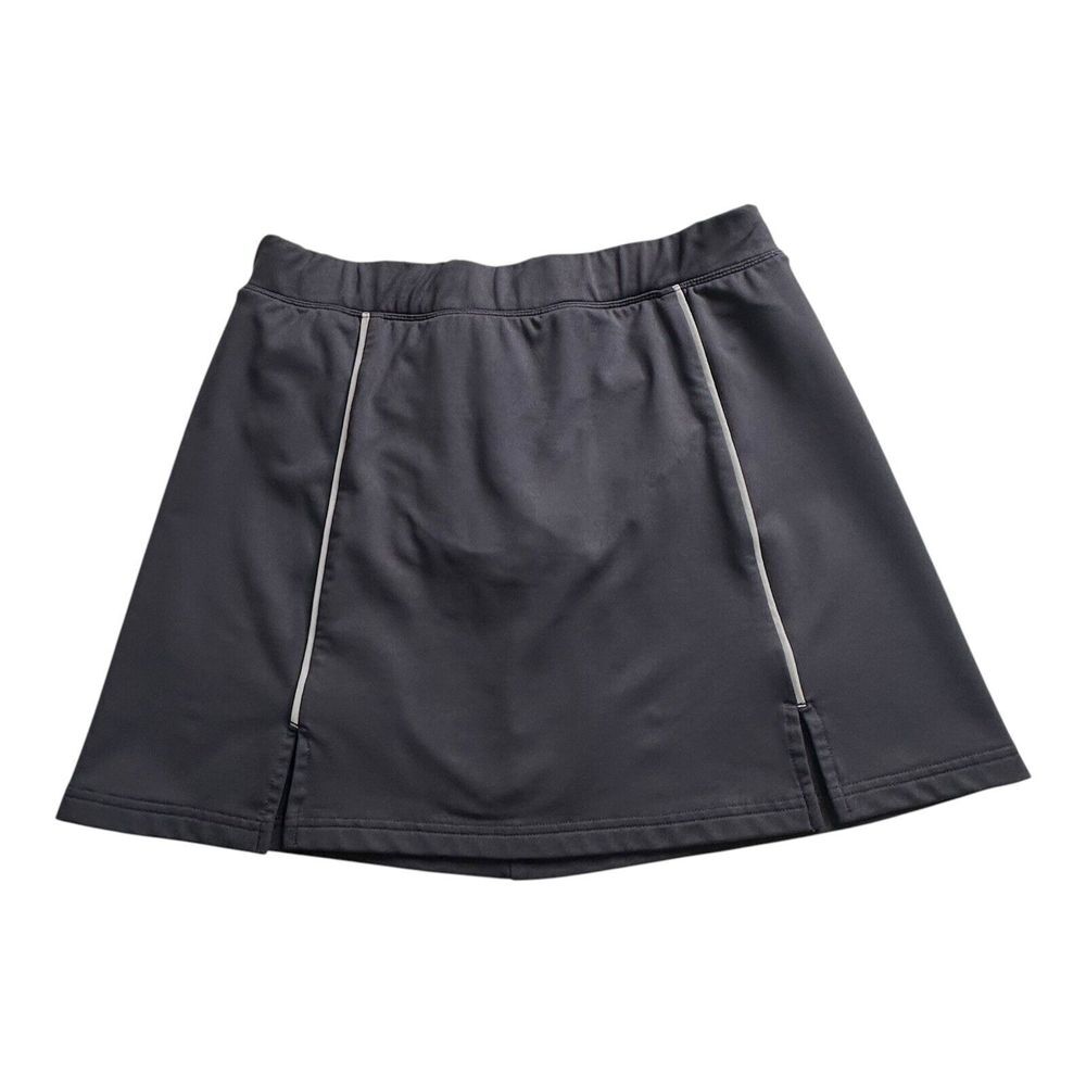 Athleta Relay‎ Black Skort Skirt Built-in Elastic Waist Size M